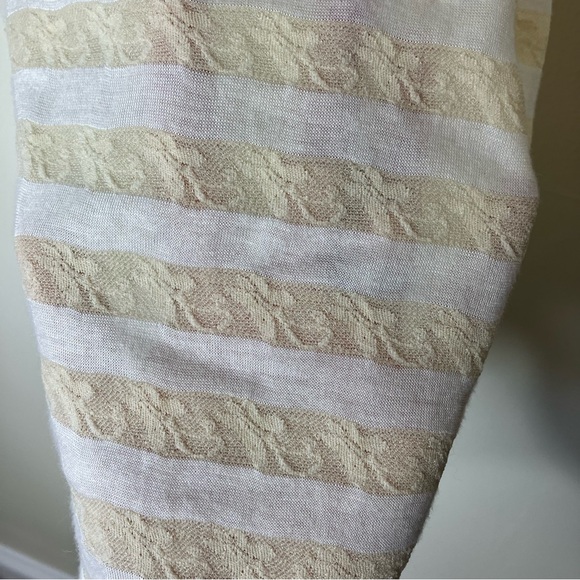 NWT Madewell Hi-Line lace striped cami tank top S - Picture 2 of 5